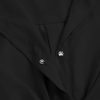 Dress for Women Collar Neck Mini Dress Middle Waist Buckle Wrap Short Sleeve Party Date Elegant