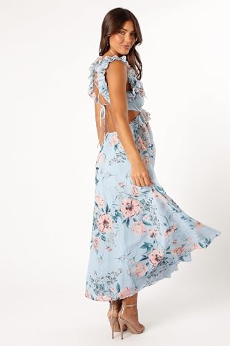 Women's Lucah Frill Shoulder Maxi Dress