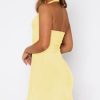 Women's Sexy Halter V Neck Mini Dress for Women Summer Slim Fit Going Out Club Party Bodycon Short Dresses