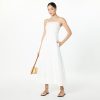 Women's Daphne Square Neck Linen Maxi Dress