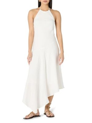 Women's Standard Ciga Halter Linen Maxi Dress