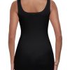 Summer Dresses for Women Sexy Mini Dress Ribbed Knit Fitted Square Neck Bodycon Party Club Tank Dresses