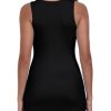 Women's Mini Dress Summer Tank Dress Ribbed Crew Neck Sleeveless Basic Bodycon Mini Dresses