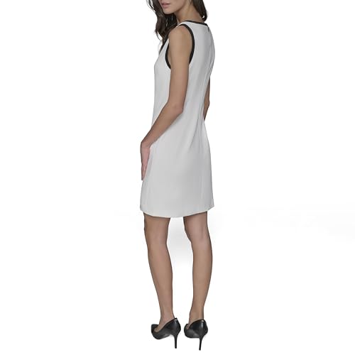 Women's Sleeveless V-Neck Bow A-line Mini Dress