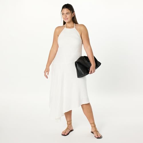 Women's Standard Ciga Halter Linen Maxi Dress