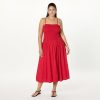 Women's Florencia Smocked Bodice Linen Maxi Dress