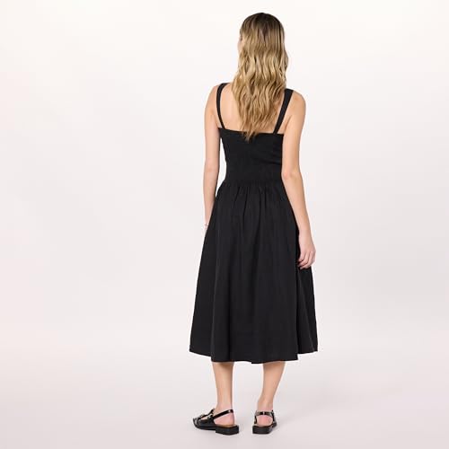Women's Balu Feminine Shaped Waist Midi Dress
