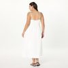 Women's Daphne Square Neck Linen Maxi Dress