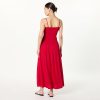 Women's Florencia Smocked Bodice Linen Maxi Dress