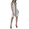 Women's Sleeveless V-Neck Bow A-line Mini Dress
