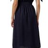 Women's Mariposa V Neck Button Front Dress 2