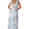 Women's Lucah Frill Shoulder Maxi Dress