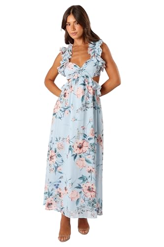Women's Lucah Frill Shoulder Maxi Dress