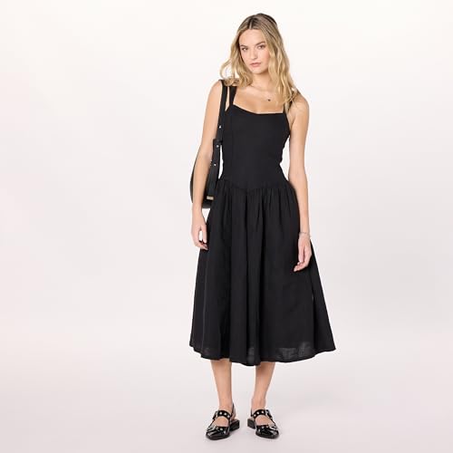 Women's Balu Feminine Shaped Waist Midi Dress