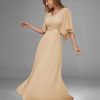 Womans Wedding Guest Formal Dress, 2025 Summer Bridesmaid Party Long Prom Church Dresses