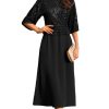 Sequin Dress for Women 2025 Mother of The Bride Dresses Wedding Guest Formal Chiffon Evening Gown