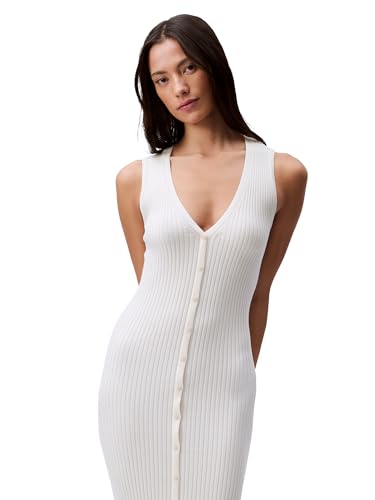Women's Cotton Rib V-Neck Polo Dress