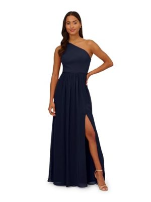 Women's One Shoulder Chiffon Gown