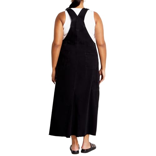 Women's Plus Size Maxi Dress - Pinafore
