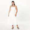 Women's Daphne Square Neck Linen Maxi Dress