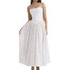 Women's French Solid Color/Flower Halter Sexy Split Breasted Tight Dresses