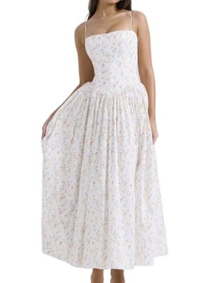 Women's French Solid Color/Flower Halter Sexy Split Breasted Tight Dresses