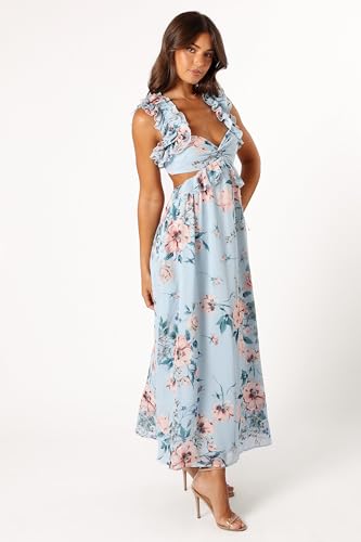 Women's Lucah Frill Shoulder Maxi Dress