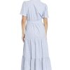 High Neck Ruffle Maxi Breezy Vacation Summer Dresses for Women