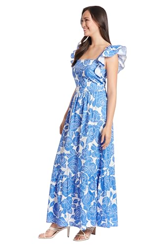 Square Neck Maxi Ruffle Detail | Summer Dresses for Women