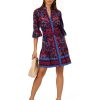 Women's Printed Short Flounce Dress