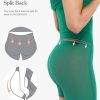 Cocktail Mini Dresses for Women - Built in Shapewear Party Vacation Dress Summer Boat Neck Ruched Bodycon Dress