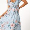 Women's Lucah Frill Shoulder Maxi Dress