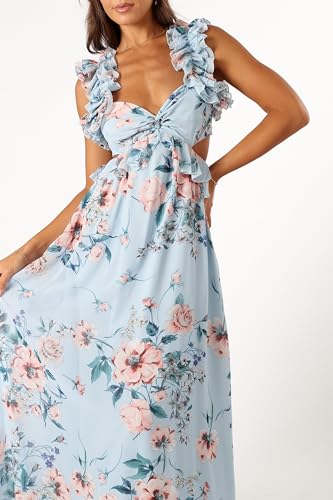 Women's Lucah Frill Shoulder Maxi Dress