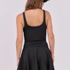 4142UAN8wYL.jpg Women's Tennis Mini Dresses Workout Built in Shorts Golf Athletic Sleeveless One Piece Summer Active Romper Dress