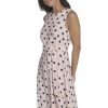 Women's Aline Tie Belt Sleeveless Midi Dress