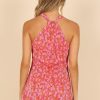 Women's Melody Plisse Halter Mini Dress