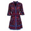 Women's Printed Short Flounce Dress