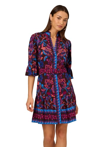 Women's Printed Short Flounce Dress