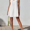 Casual Summer Dresses for Women 2025 Flowy Sun Dress Mini Slip Dress Cute Spaghetti Strap Dress