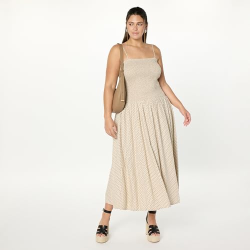 Women's Florencia Smocked Bodice Linen Maxi Dress