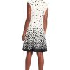 Women's Cap Sleeve Fit and Flare-Elegant Summer Cocktail Graduation Garden Party Wedding Guest Dress