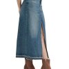 Women's Denim Maxi Skirt
