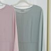 41L6KjJExIL.jpg Hanimeli Linen Long Sleeve Maxi Dress A-Line Modest Abaya for Summer and Spring Lightweight Breathable Dress
