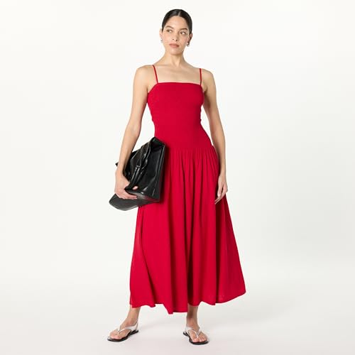 Women's Florencia Smocked Bodice Linen Maxi Dress