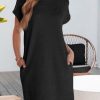 Womens Summer Dresses Fashion 2025 Short Sleeve Spring Mini Dress Casual Beach Vacation Clothes Dresses