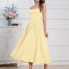 Women??s Corset Dress Sexy Thigh Spaghetti Strap Bustier Cocktail Dress Low Cut Boho Formal Dresses with Pockets