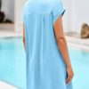 Women's Summer T Shirt Dress Casual Short Sleeve Crewneck Loose Fit Mini Dresses with Pockets