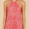 Women's Melody Plisse Halter Mini Dress