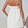 Casual Summer Dresses for Women 2025 Flowy Sun Dress Mini Slip Dress Cute Spaghetti Strap Dress