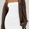 Womens Sexy Summer Two Piece Outfits Bandeau Going Out Crop Tops Bodycon Skirt Sets Mini Dress